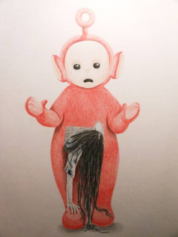 600x800 Teletubbythe Ring Mashup Boing Boing - Teletubbies Drawing
