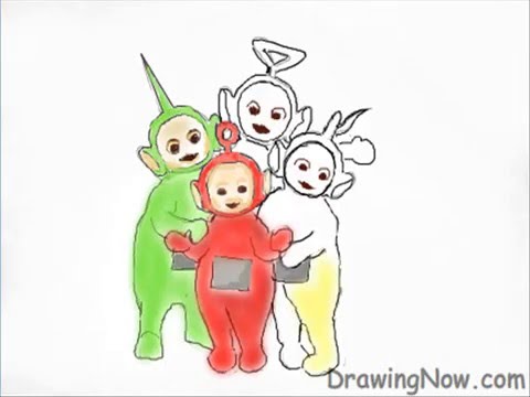 480x360 How To Draw Teletubbies - Teletubbies Drawing