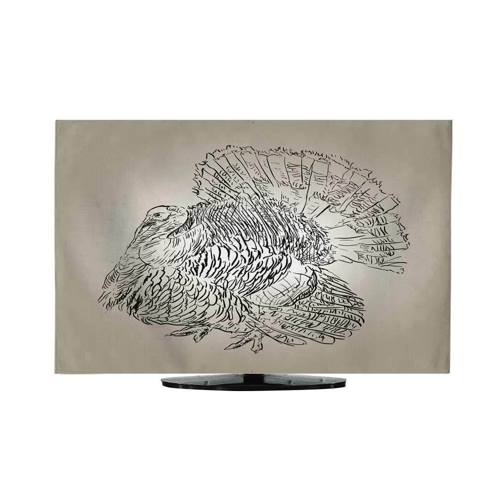 1000x1000 tv cover turkey hand drawing realistic vector - Television Drawing