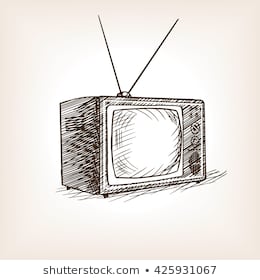 260x280 Huge Collection Of 'old Tv Drawing' Download More Than Images - Television Set Drawing