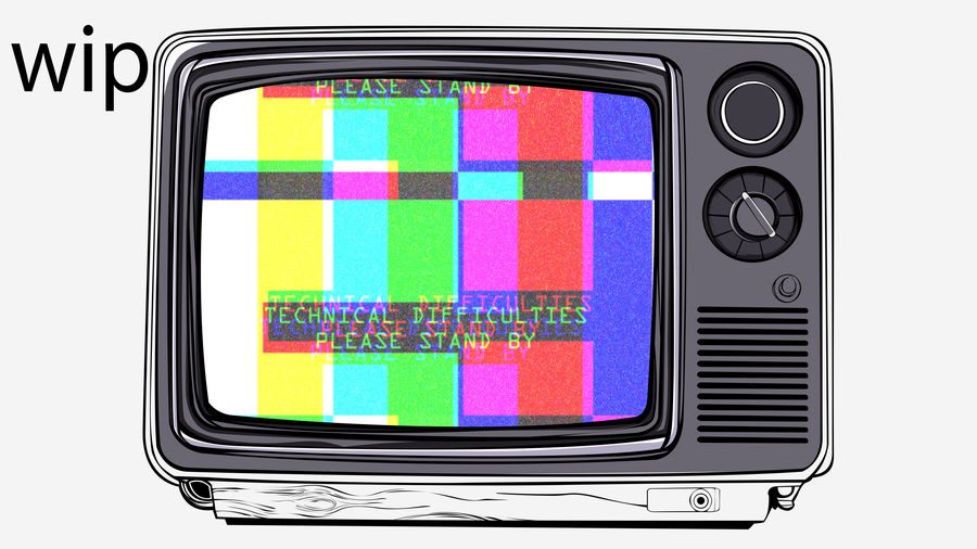 900x506 Entry - Television Set Drawing