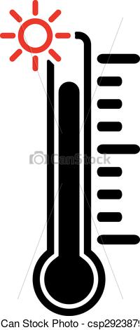 200x470 the thermometer icon high temperature symbol flat vector - Temperature Drawing