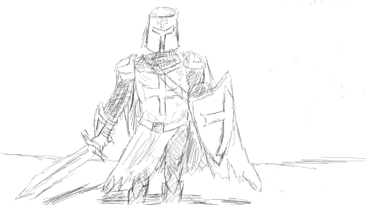 1280x720 templar drawing - Templar Drawing