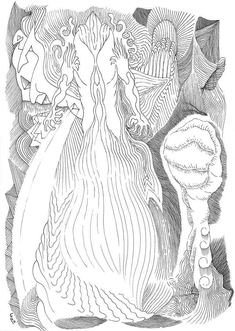 770x1085 templar of akasha drawing - Templar Drawing