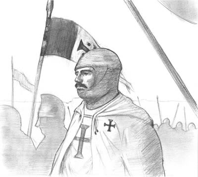 400x358 concept drawings for templar story - Templar Drawing