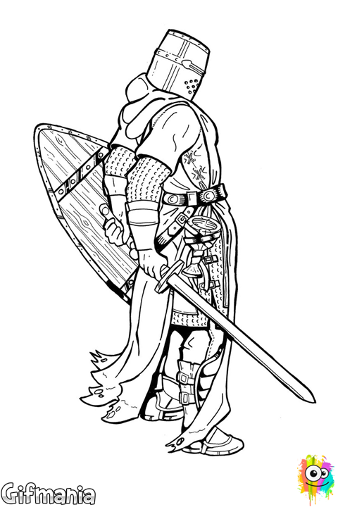 480x720 knight templar - Templar Knight Drawing