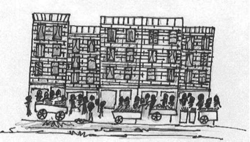 500x284 immigration, immigrant housing lower east side manhattan - Tenement Drawing