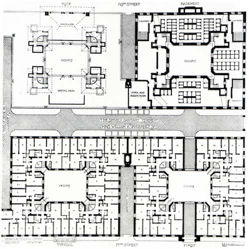 500x499 tenement treatment for tuberculosis the cherokee apartments, new - Tenement Drawing