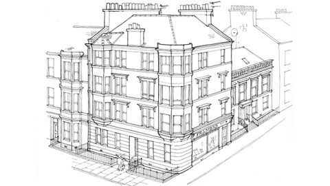 480x270 under one roof - Tenement Drawing