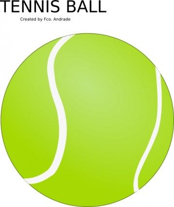 358x425 Tennis Ball Clip Art Free Vector In Open Office Drawing - Tennis Ball Drawing