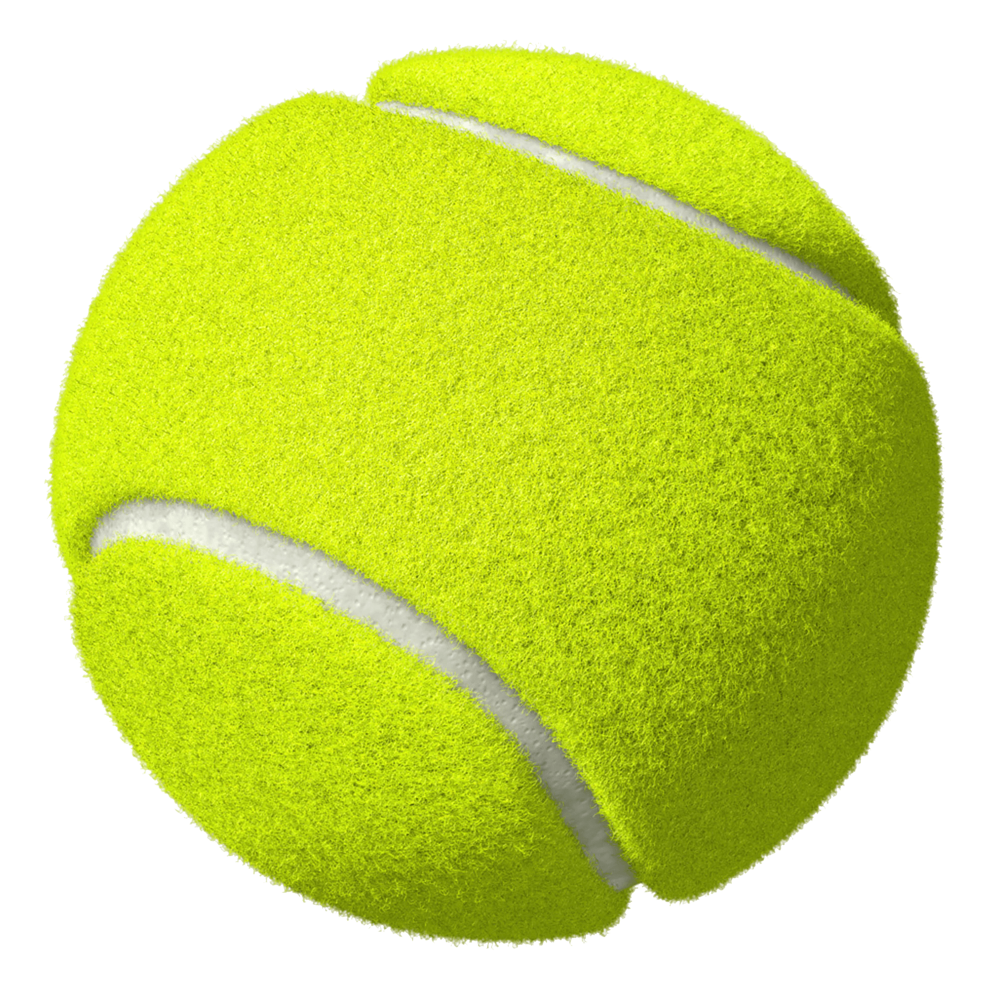 2000x2000 Ball Tennis Transparent Png - Tennis Ball Drawing