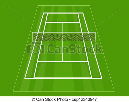 450x357 tennis court a simple grass tennis court - Tennis Court Drawing