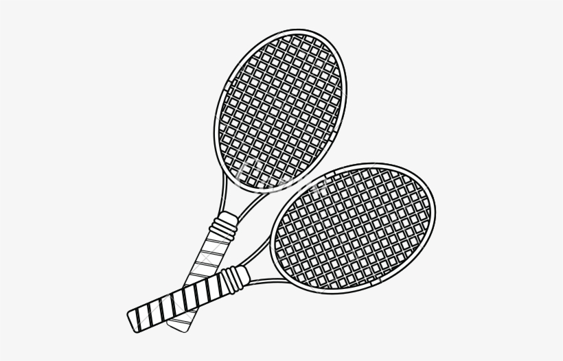 820x526 Drawing Sport Tennis - Tennis Drawing