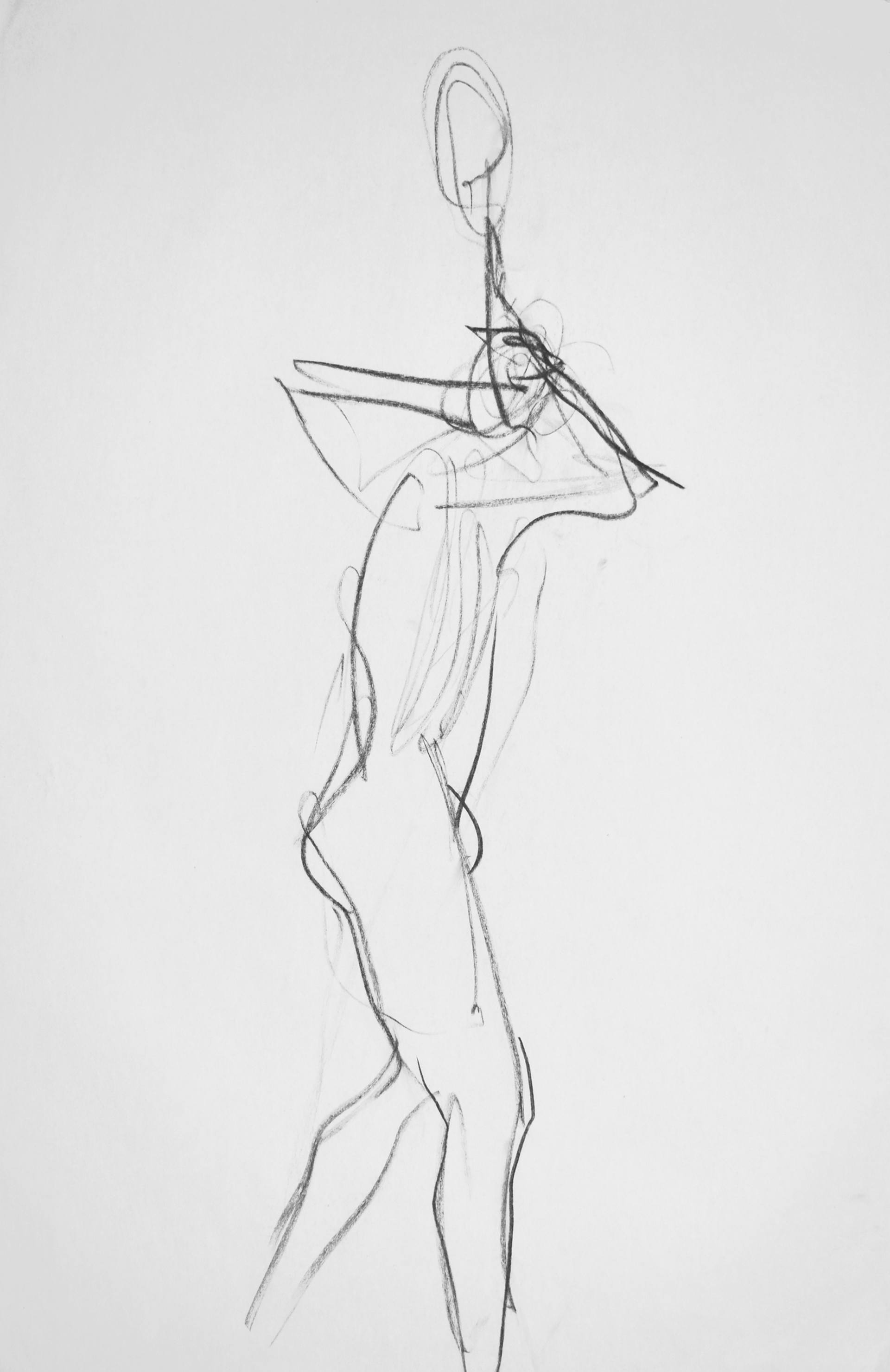1920x2957 Sketch Of A Tennis Player Drawing - Tennis Player Drawing