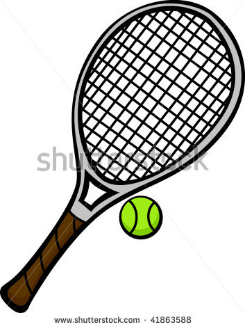 353x470 tennis racket and ball clipart great free clipart, silhouette - Tennis Racket Drawing