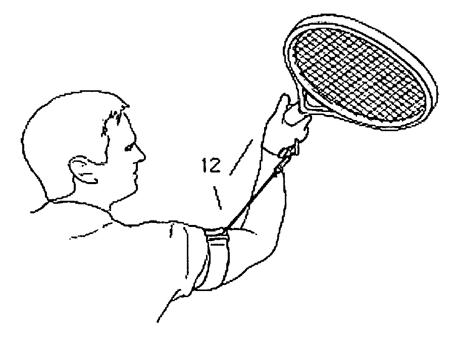 901x686 patent - Tennis Racquet Drawing