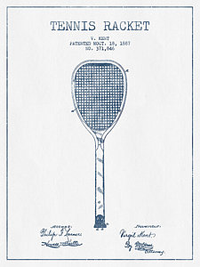 225x300 tennis racket art fine art america - Tennis Racquet Drawing