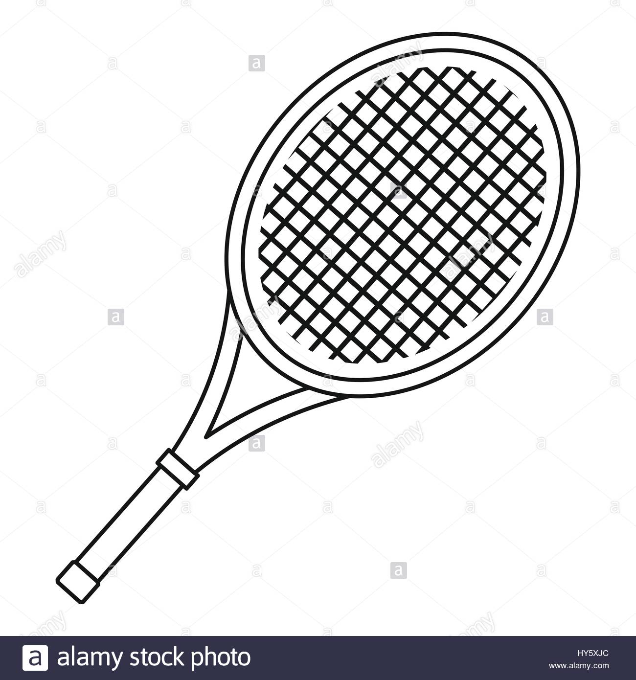 Tennis Racquet Drawing at Explore collection of