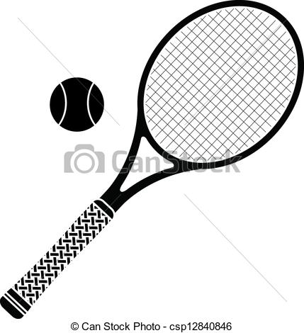 429x470 tennis racquet clip art black and white clip art - Tennis Racquet Drawing