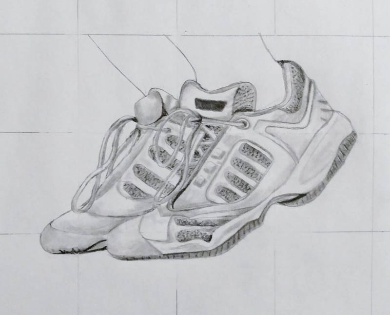 Tennis Shoes Drawing at Explore collection of