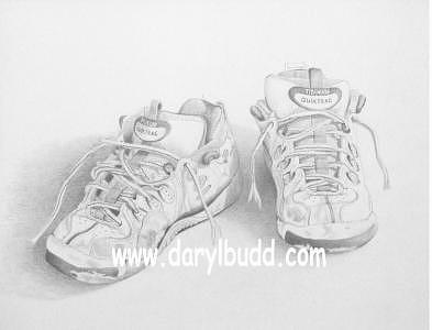 393x300 Old Tennis Shoes Drawing - Tennis Shoes Drawing