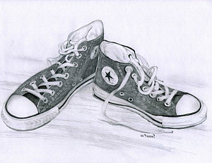 300x231 Tennis Shoes Drawings Fine Art America - Tennis Shoes Drawing