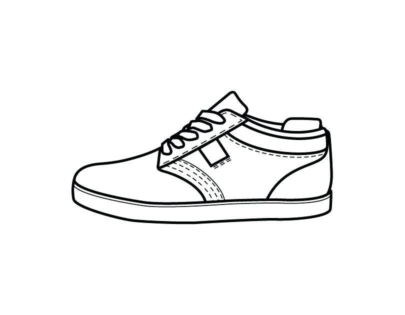 35+ Latest Tennis Shoes Drawing Reference | Barnes Family