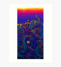 210x230 Tentacles Drawing Wall Art Redbubble - Tentacles Drawing