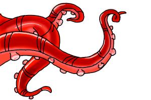 300x200 How To Draw Tentacles Step - Tentacles Drawing