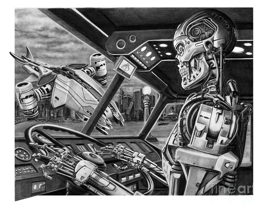 900x724 Terminator Drawing - Terminator Drawing