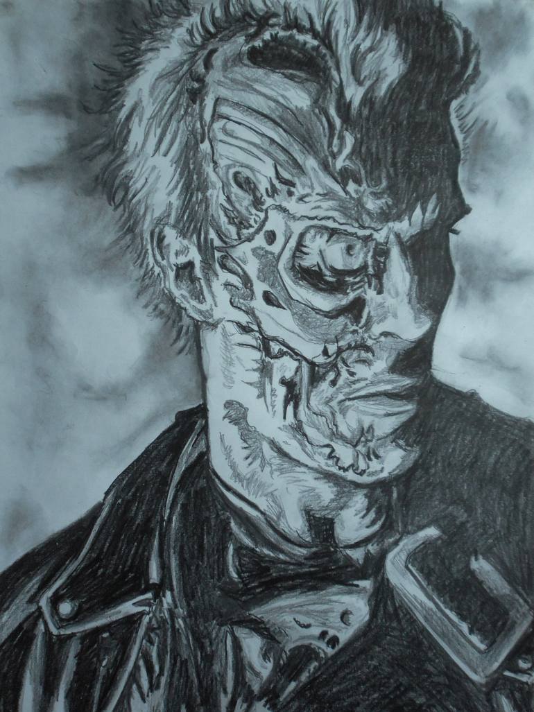 Terminator Drawing at PaintingValley.com | Explore collection of