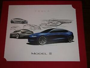 300x225 original tesla model folio art collectible design sketch print - Tesla Drawing