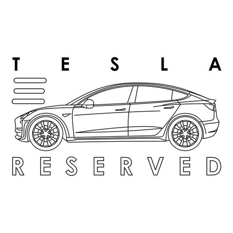 tesla model x drawing