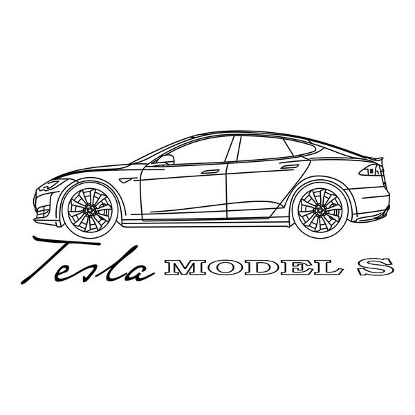 tesla model y drawing