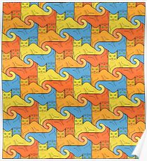 210x230 Tessellation Drawing Posters Redbubble - Tessellation Drawing