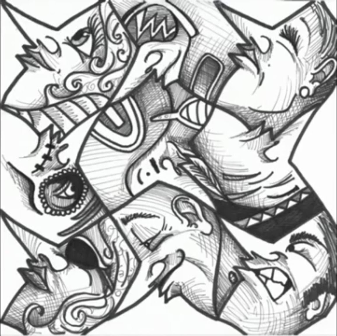 1156x1152 Tessellations - Tessellation Drawing