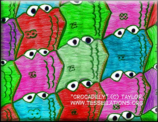 520x400 Drawing Coloring In A Sketch - Tessellation Drawing