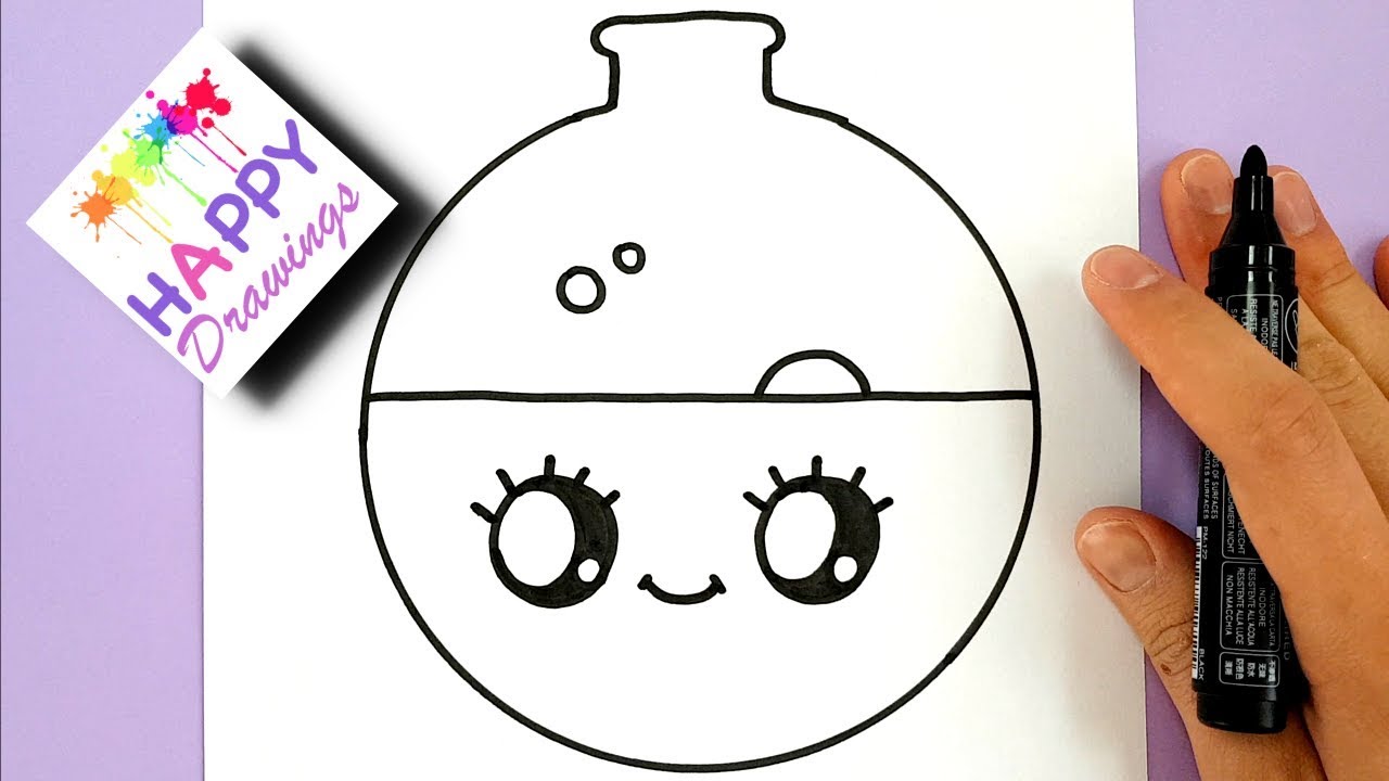 1280x720 how to draw a cute cartoon tube test easy - Test Drawing