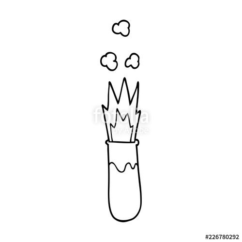 500x500 line drawing cartoon test tube explosion stock image and royalty - Test Tube Drawing