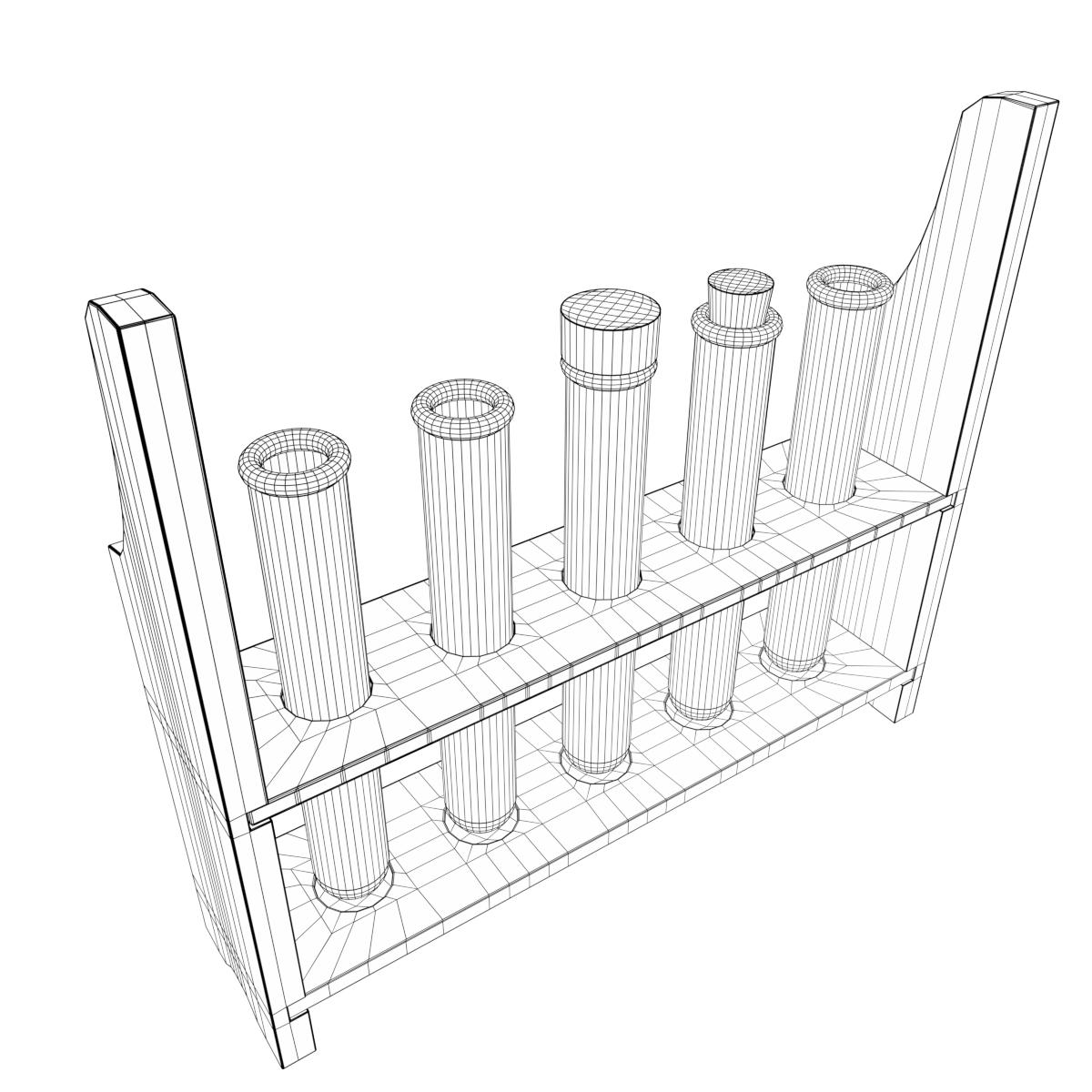 1200x1200 test tubes rack - Test Tube Rack Drawing
