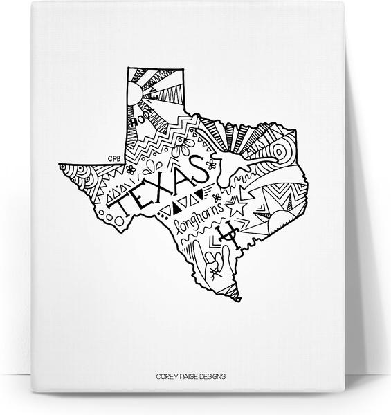 Texas Drawing at Explore collection of Texas Drawing