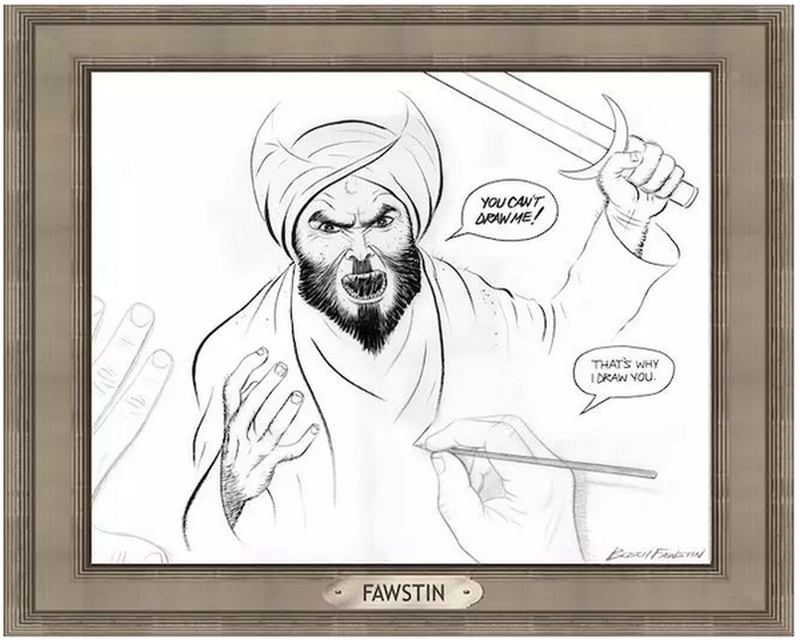 800x640 the cartoon that won the draw muhammad contest in texas - Texas Drawing