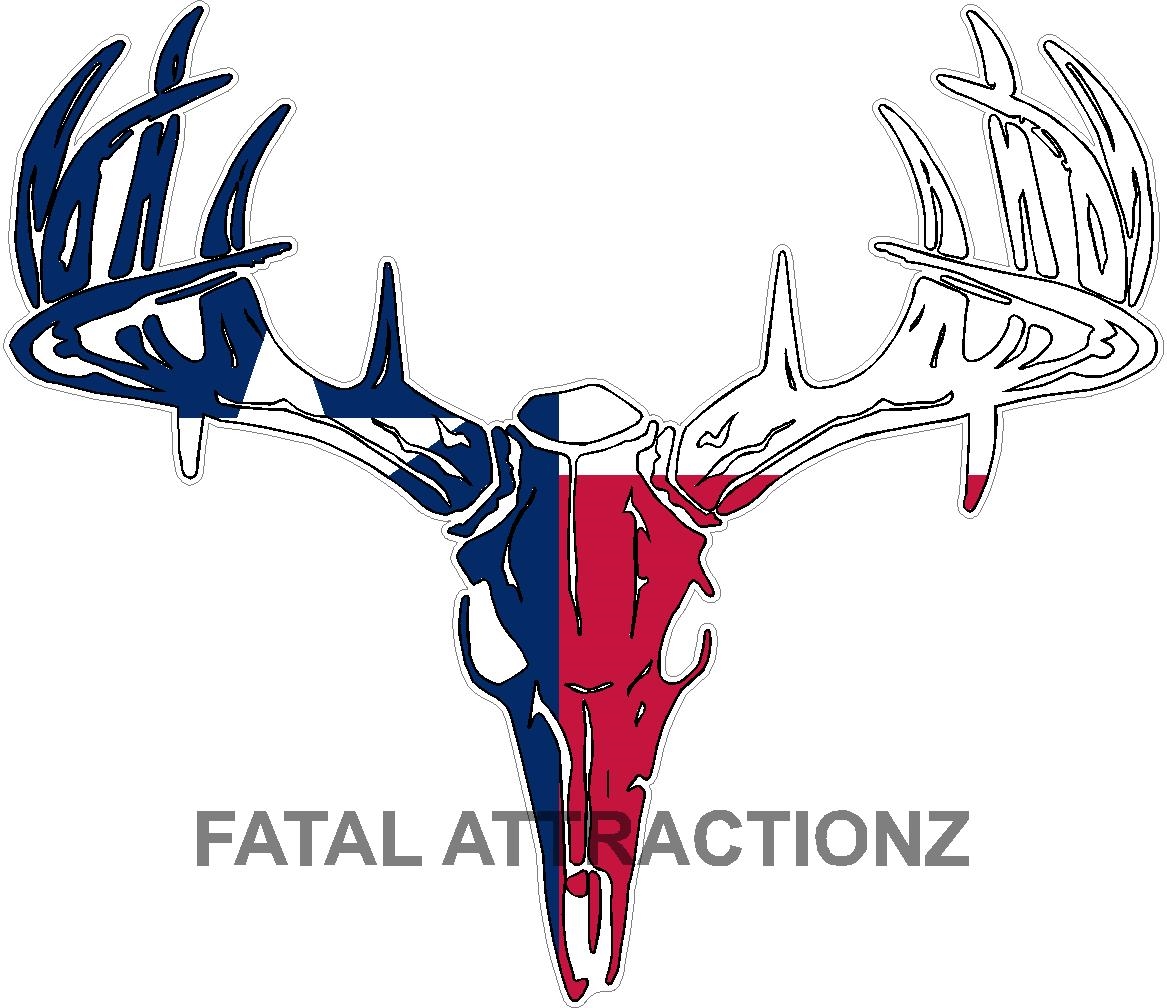 1167x1008 Texas Flag Deer Skull - Texas Flag Drawing