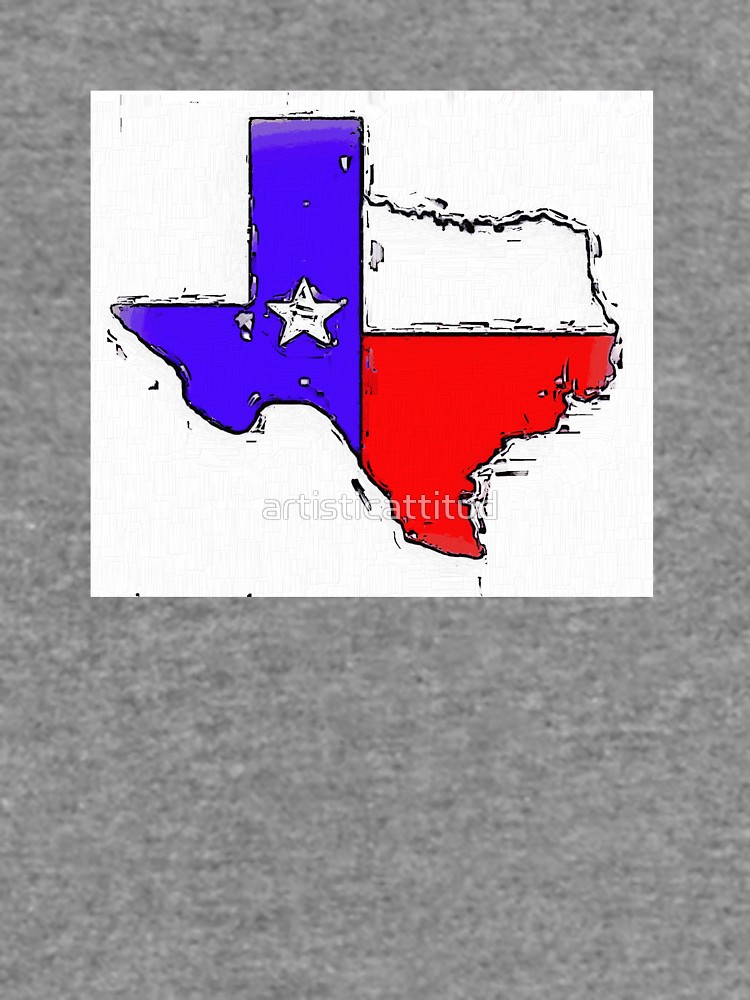 750x1000 artistic texas flag drawing lightweight sweatshirt - Texas Flag Drawing