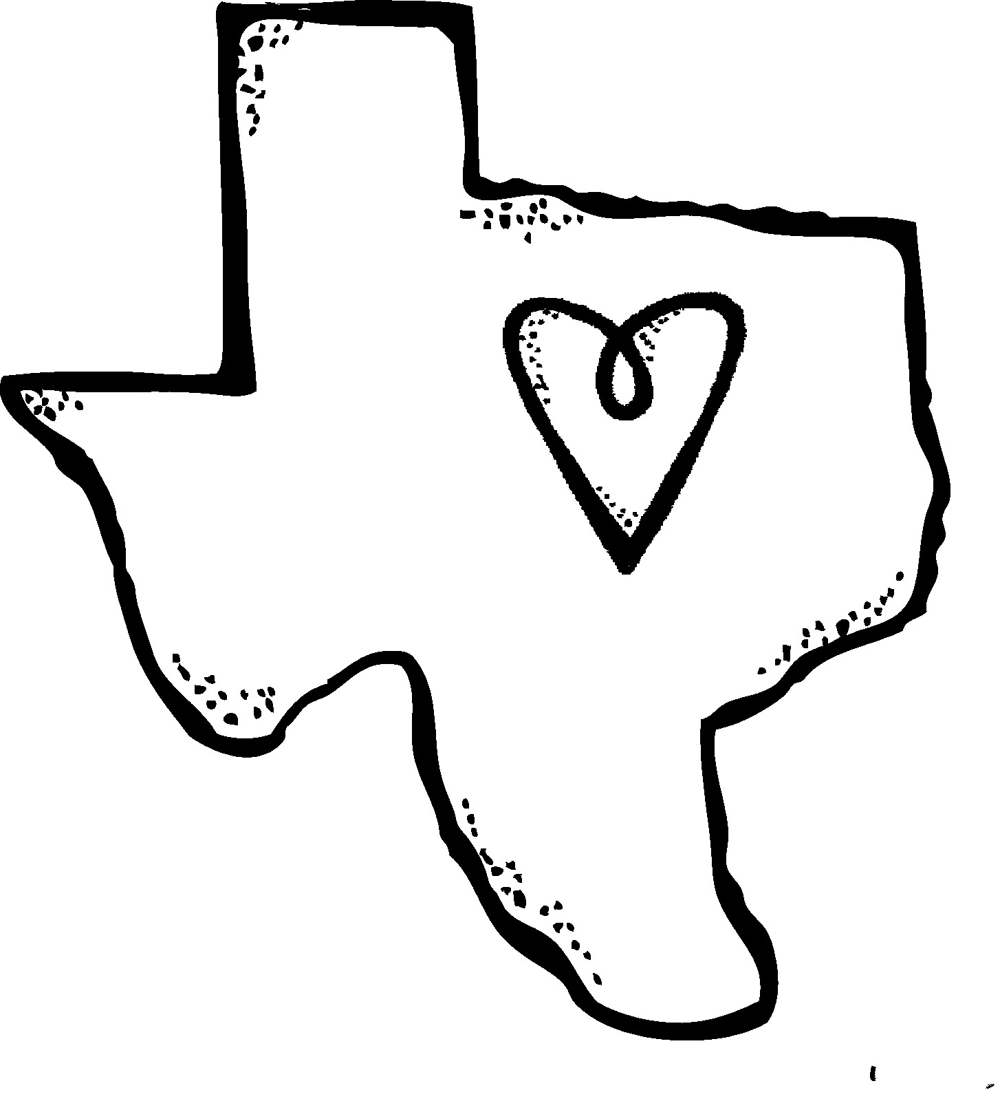 1454x1600 You Can See Some Examples Of Graphic Art Images That We Posted - Texas Outline Drawing