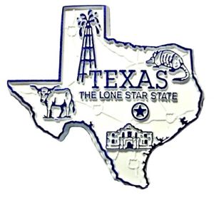 300x281 texas the lone star state map fridge magnet ebay - Texas Star Drawing
