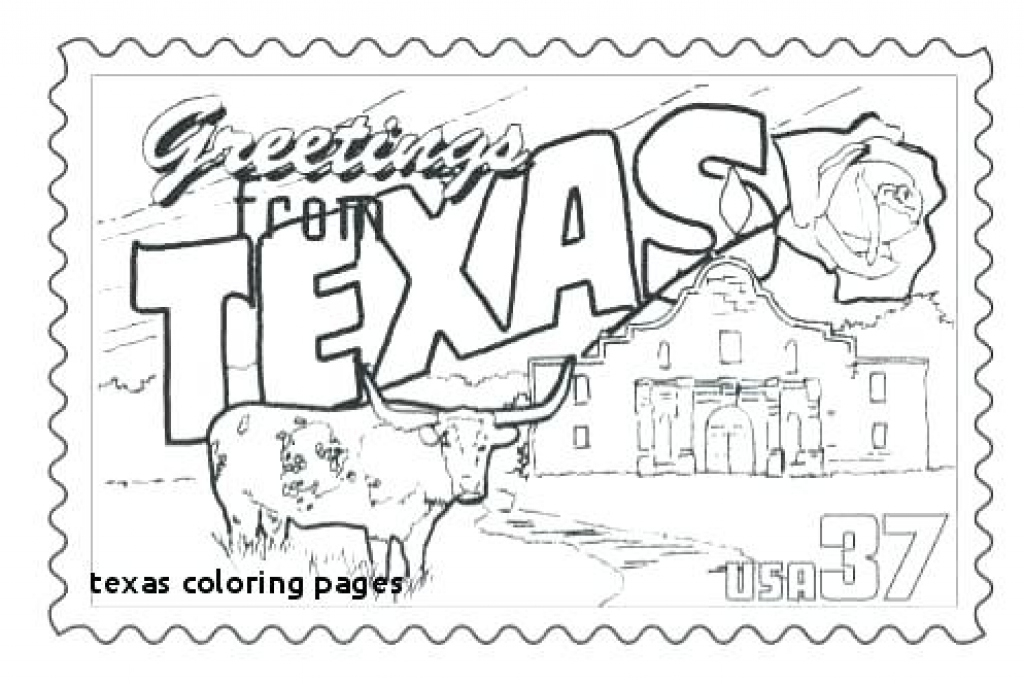 1024x684 State Of Texas Coloring - Texas State Drawing