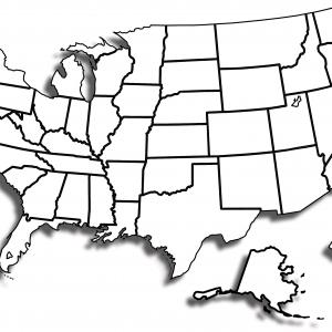 300x300 Us Map Vector Free Download Usa Clipart Region Best State Texas - Texas State Drawing