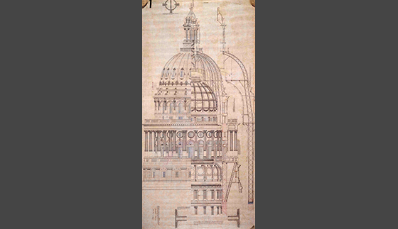 560x323 Architectural Drawing Of The Texas State Capitol Bullock Texas - Texas State Drawing