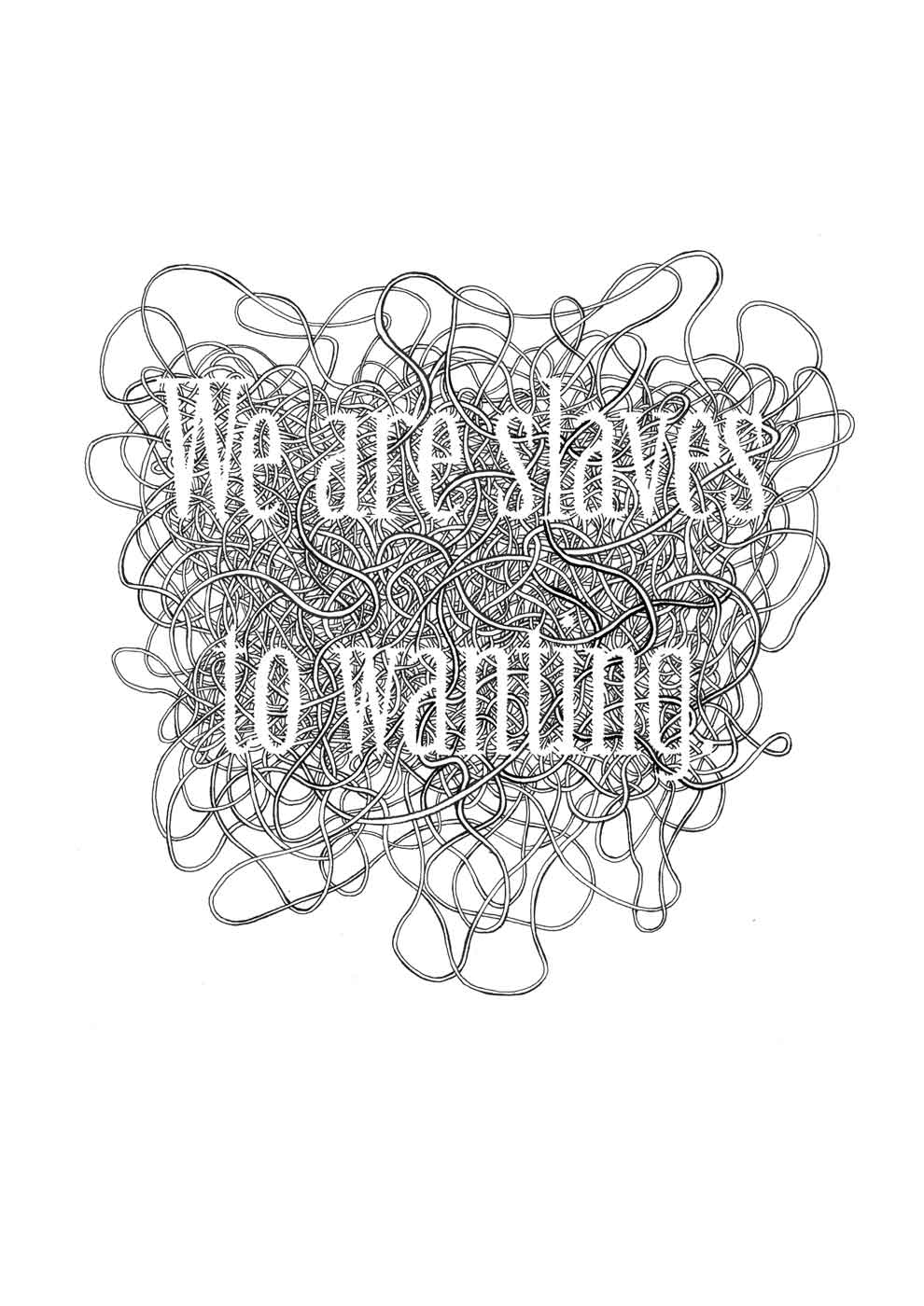 990x1400 wanted text drawings xenia fink art - Text Drawings